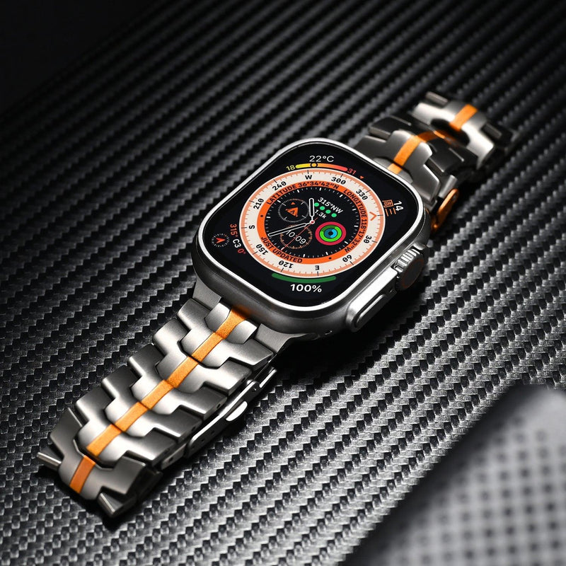 Pulseira de titânio para apple watch - Smart Deal