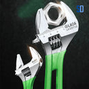 Chave Inglesa Ajustável 6" com Cabo Emborrachado e Escala a Laser