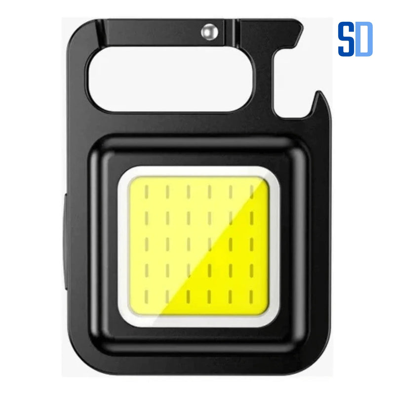 Mini Lanterna LED 4 Funções – Portátil com Chaveiro