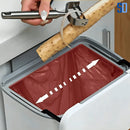 Lixeira Suspensa 9L com Tampa – Fixação Sem Furos