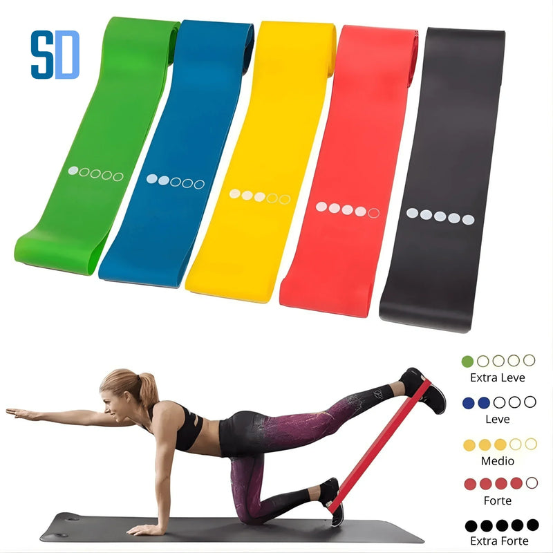 Elásticos de Treino e Yoga – Força, Flexibilidade e Equilíbrio