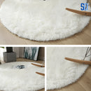 Tapete Redondo de Pelúcia Macia — Conforto e Estilo para o Lar