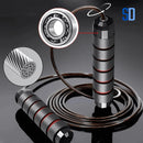 Corda de Pular Fitness de Aço – Ajustável e Antiemaranhado