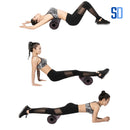 Kit Yoga e Pilates – Rolo e Bola para Alongamento Muscular