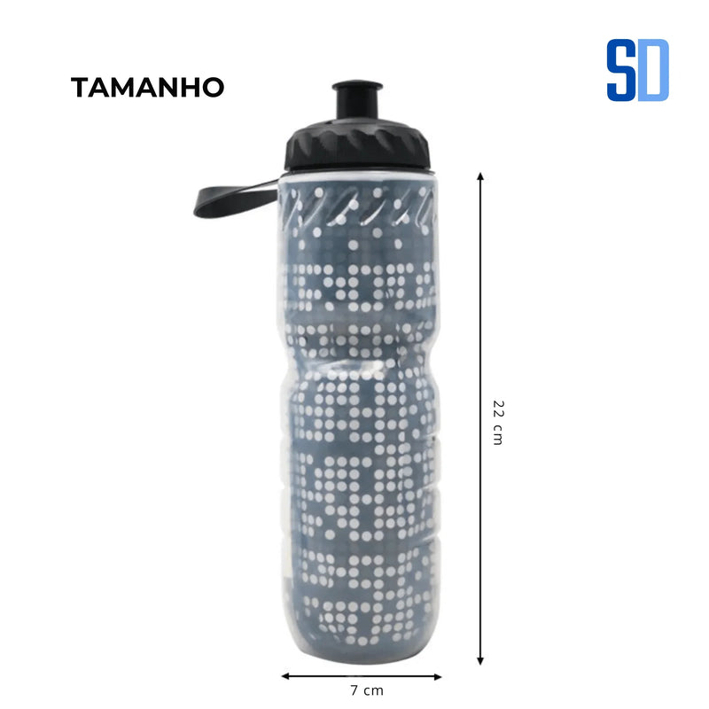 Garrafa Esportiva Térmica Dupla Camada – Ideal para Ciclismo
