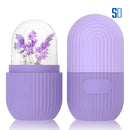 Rolo de Gelo Facial de Silicone – Reduz Inchaço e Olheiras