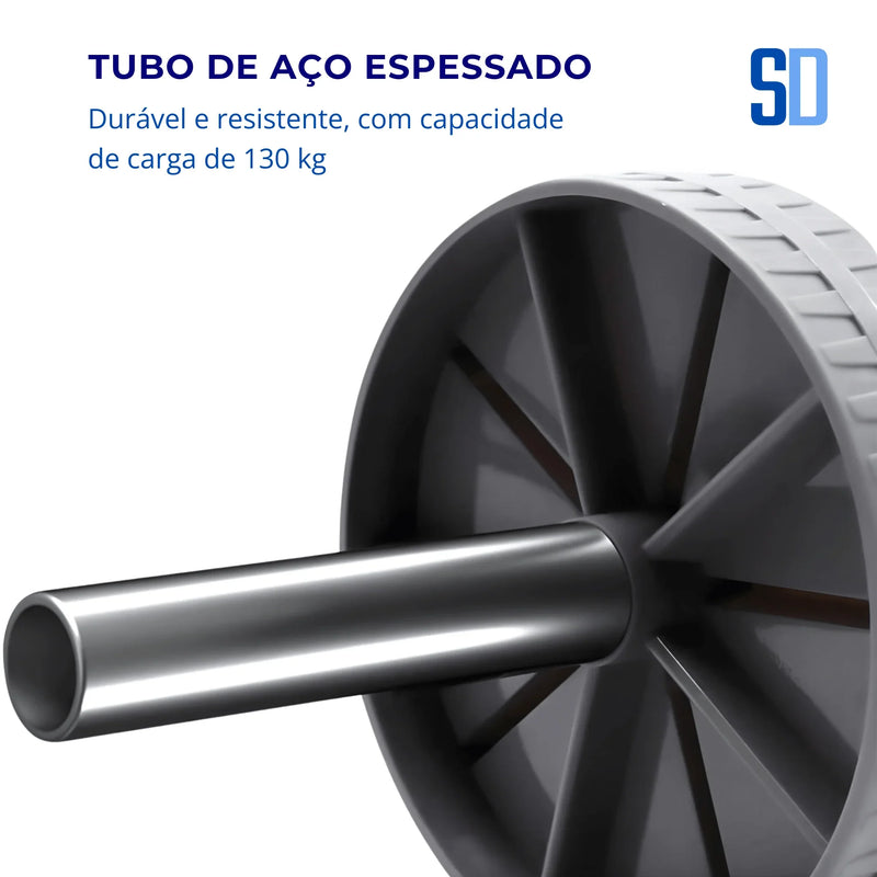 Rolo Abdominal Profissional – Treino de Força e Equilíbrio