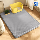 Tapete Duplo Antiderrapante para Areia de Gato – Grande e Lavável