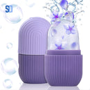 Rolo de Gelo Facial de Silicone – Reduz Inchaço e Olheiras