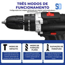 Furadeira de Impacto 21V Sem Fio – Potência e Mobilidade