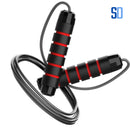 Corda de Pular Fitness de Aço – Ajustável e Antiemaranhado