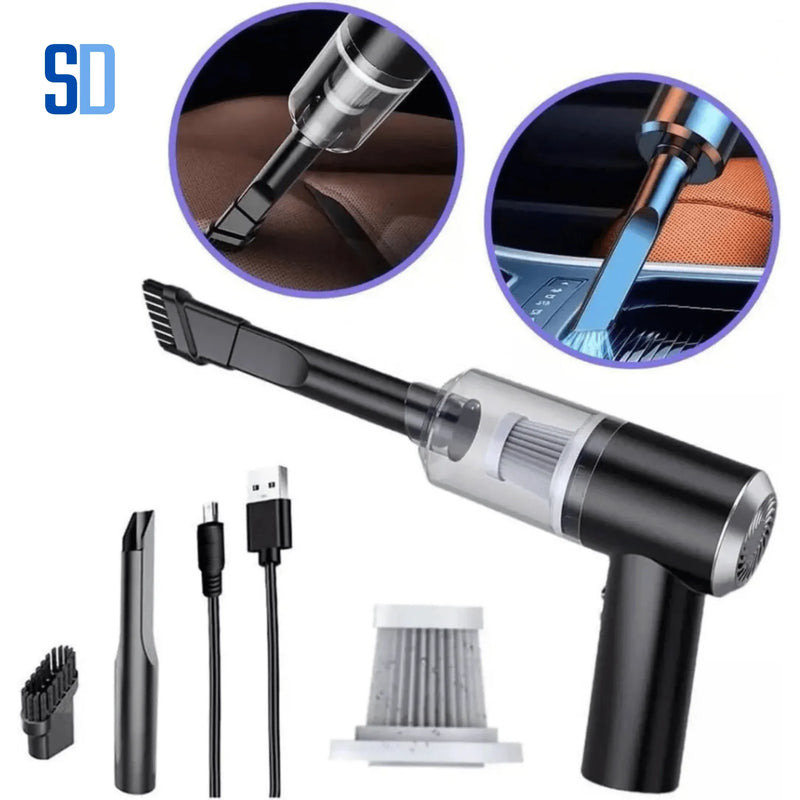 Mini Aspirador de Pó USB Portátil – Linha Premium 2 em 1