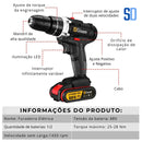 Furadeira de Impacto 21V Sem Fio – Potência e Mobilidade