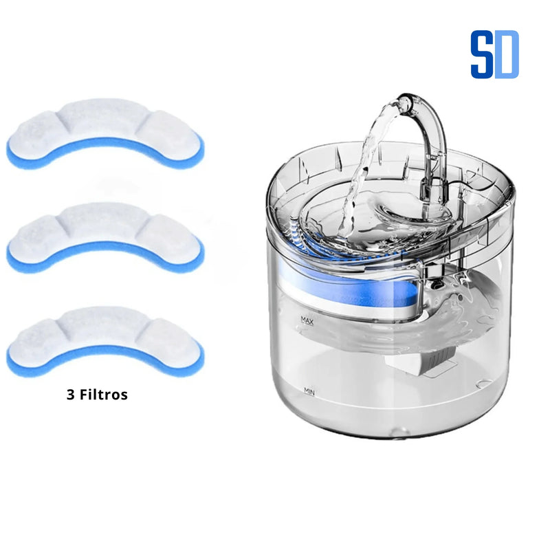 Fonte Automática para Pets 2L – Silenciosa e com Filtro
