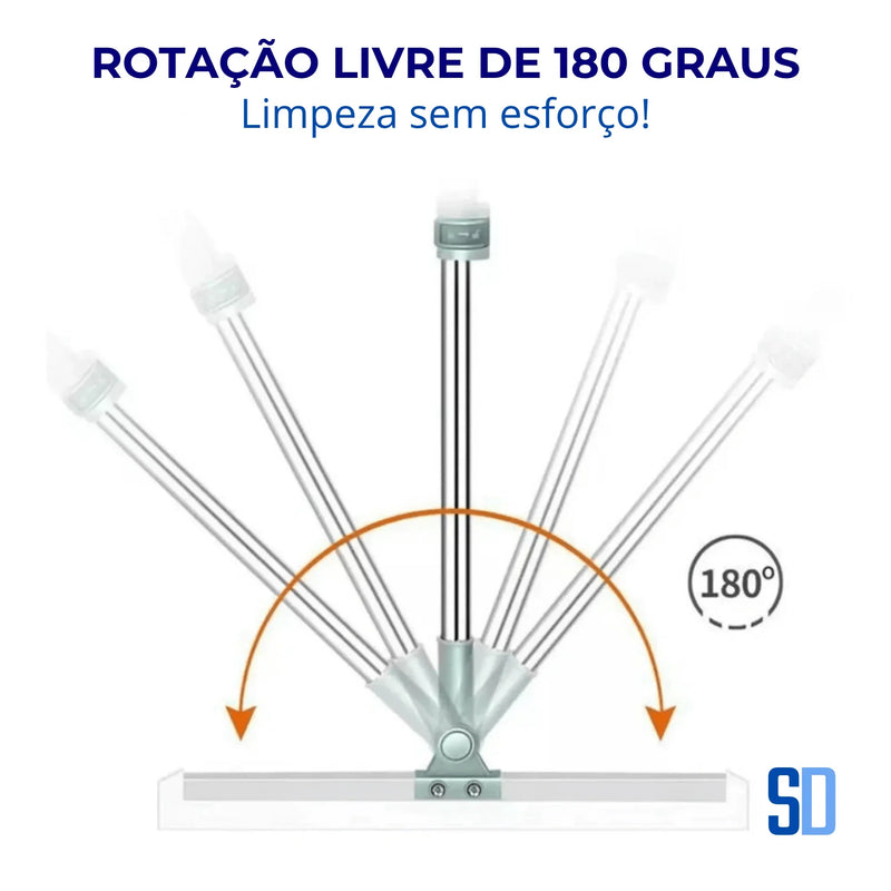 Rodo Mágico de Silicone Multiuso — Limpa Pisos e Vidros Fácil