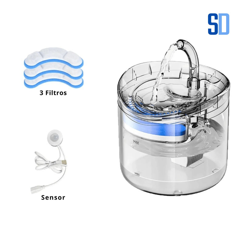 Fonte Automática para Pets 2L – Silenciosa e com Filtro