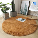 Tapete Redondo de Pelúcia Macia — Conforto e Estilo para o Lar