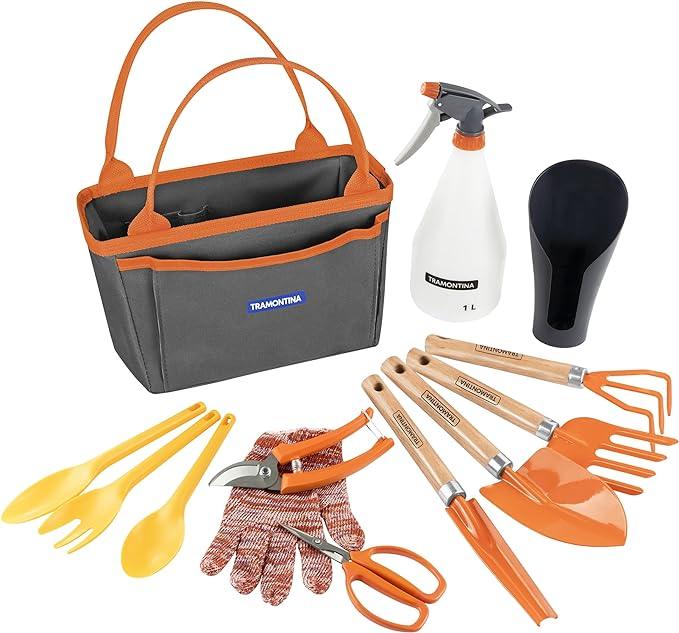 Kit Para Jardinagem com Bolsa De Lona 13 Peças - Tramontina - Smart Deal