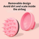 Escova rosa removível para limpeza com cerdas cônicas, design removível para evitar sujeira