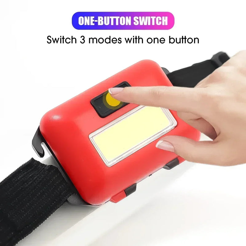 - Lanterna de cabeça