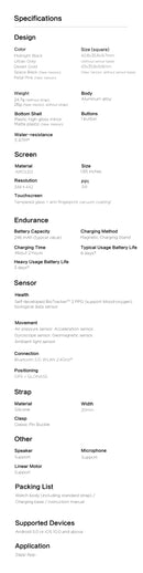 - Smartwatch Amazfit