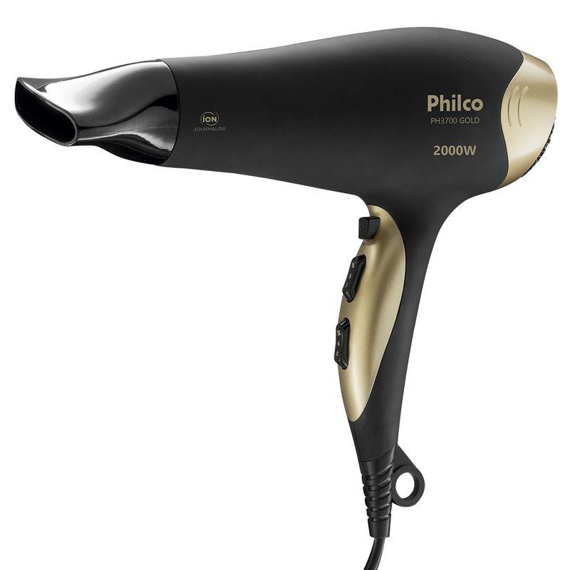 Secador de Cabelo Philco Gold com Bocal Difusor 127V - Smart Deal