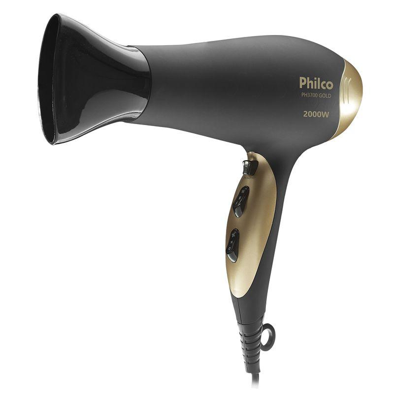 Secador de Cabelo Philco Gold com Bocal Difusor 127V - Smart Deal