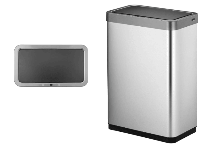 Lixeira Automática 50 Litros Inox Com Sensor Ecofly - Smart Deal